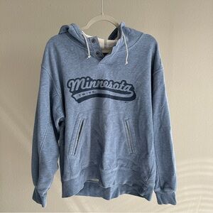 Minnesota Twins Baseball Blue Hoodie Medium